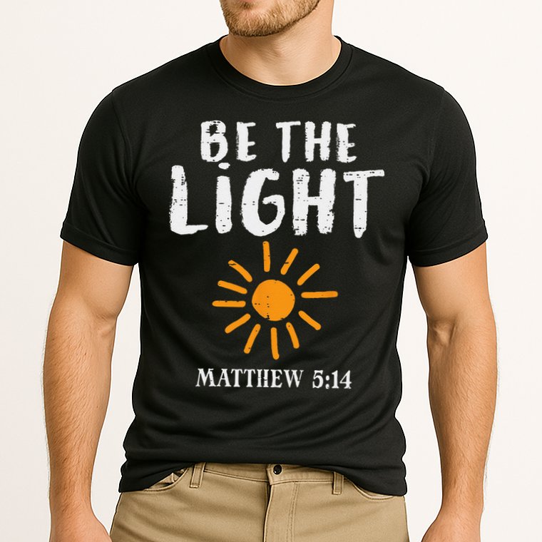 Be The Light Sun Matthew 514 Bible Christian Cooling Performance Crew T-Shirt