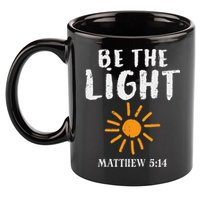 Be The Light Sun Matthew 514 Bible Christian 11oz C Handle Ceramic Mug