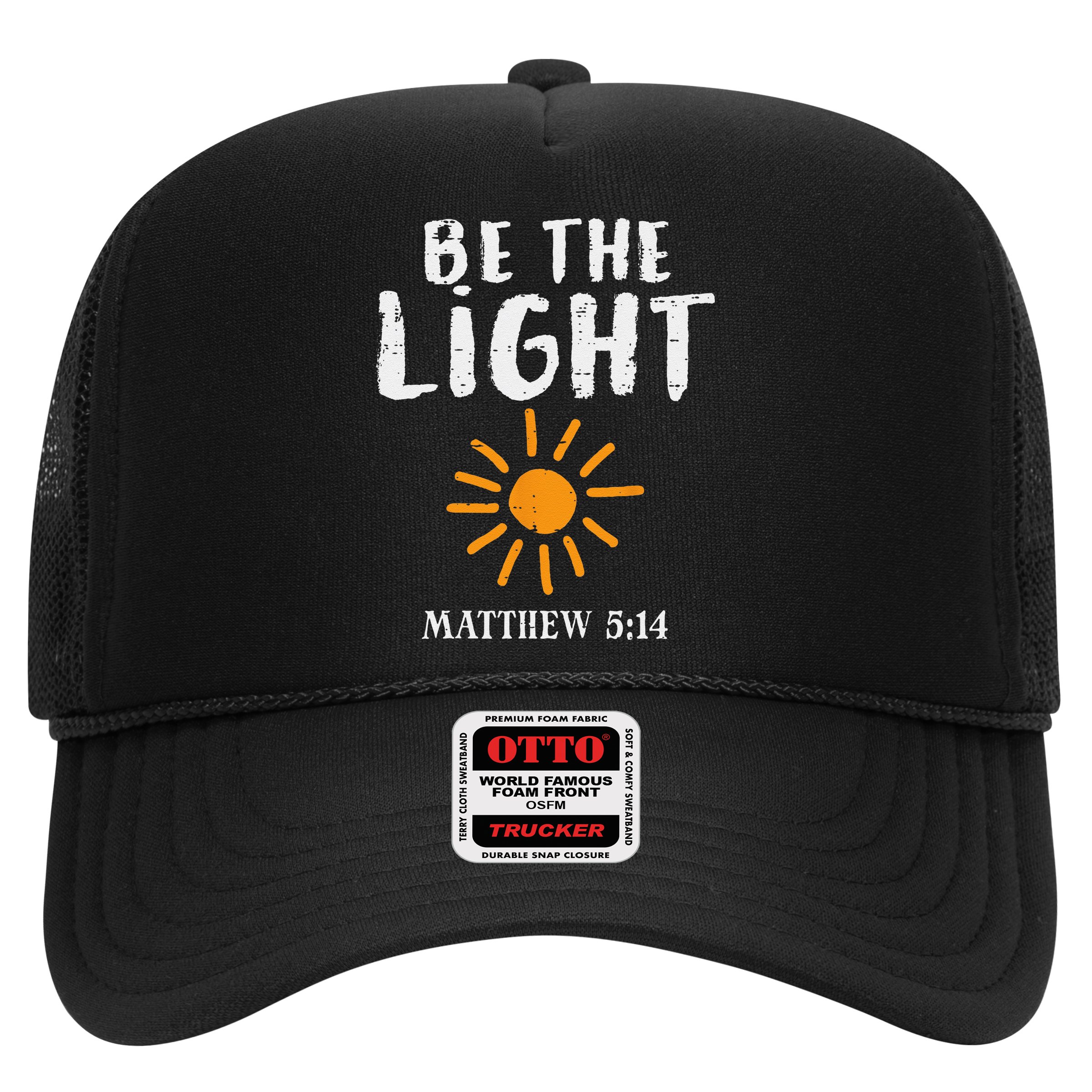 Be The Light Sun Matthew 514 Bible Christian Hat