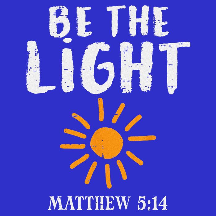 Be The Light Sun Matthew 514 Bible Christian 16 in Basic Backpack