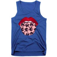 Bodybuilding Tongue Lifting Weights Gym Fitness Bodybuilder Cute Gift Tank Top