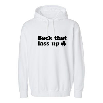 Back That Lass Up Funny Designs Meaningful Gift Garment-Dyed Fleece Hoodie