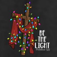 Be The Light Matthew 5 14 Christmas Jesus Cross Cool Comfort Performance Bucket Hat