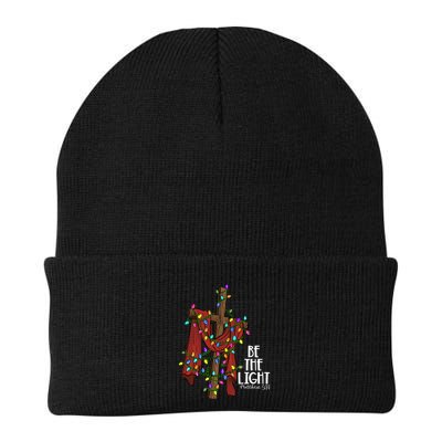 Be The Light Matthew 5 14 Christmas Jesus Cross Beanie