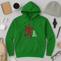 Be The Light Matthew 5 14 Christmas Jesus Cross Hoodie