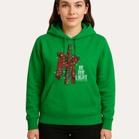 Be The Light Matthew 5 14 Christmas Jesus Cross Hoodie