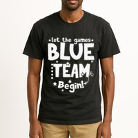 Blue Team Let The Games Begin Field Trip Day Tall T-Shirt