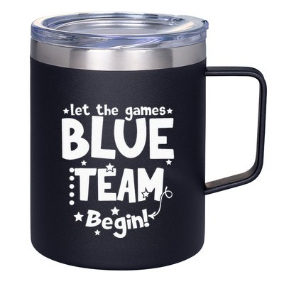Blue Team Let The Games Begin Field Trip Day 12oz Stainless Steel Coffee Mug