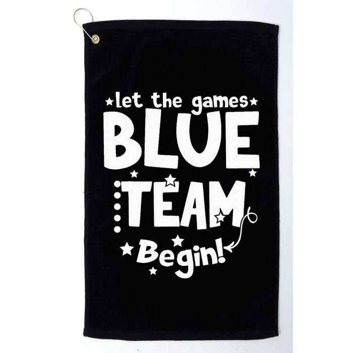 Blue Team Let The Games Begin Field Trip Day Golf Towel