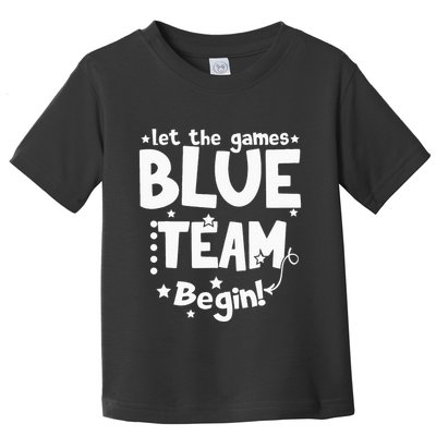 Blue Team Let The Games Begin Field Trip Day Toddler T-Shirt