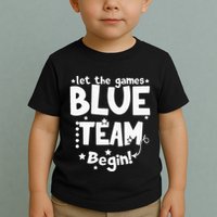 Blue Team Let The Games Begin Field Trip Day Toddler T-Shirt