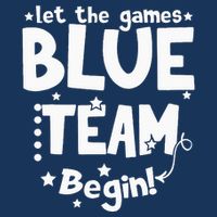 Blue Team Let The Games Begin Field Trip Day Infant Baby Jersey Bodysuit