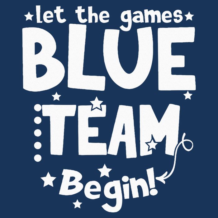 Blue Team Let The Games Begin Field Trip Day Infant Baby Jersey Bodysuit