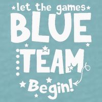 Blue Team Let The Games Begin Field Trip Day Sueded Cloud Jersey T-Shirt