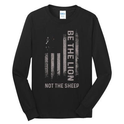 Be The Lion Not The Sheep Tall Long Sleeve T-Shirt