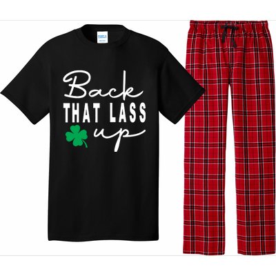 Back That Lass Up Funny St Patricks Day Gift Pajama Set