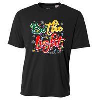 Be The Light Matthew 5 14 Jesus Christmas Lights Cooling Performance Crew T-Shirt