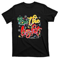 Be The Light Matthew 5 14 Jesus Christmas Lights T-Shirt