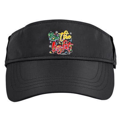 Be The Light Matthew 5 14 Jesus Christmas Lights Adult Drive Performance Visor
