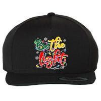 Be The Light Matthew 5 14 Jesus Christmas Lights Wool Snapback Cap