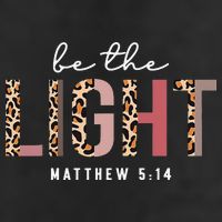 Be The Light Faith Jesus Christian Boho Leopard Cheetah Golf Towel