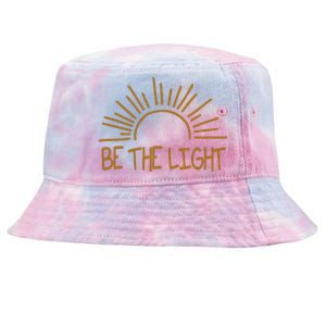 Be The Light Positive Tie-Dyed Bucket Hat