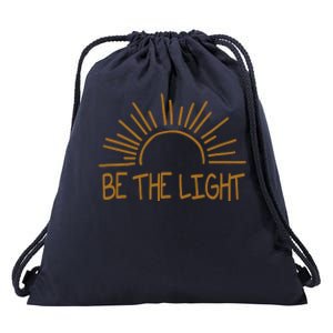 Be The Light Positive Drawstring Bag