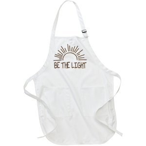 Be The Light Positive Full-Length Apron With Pockets