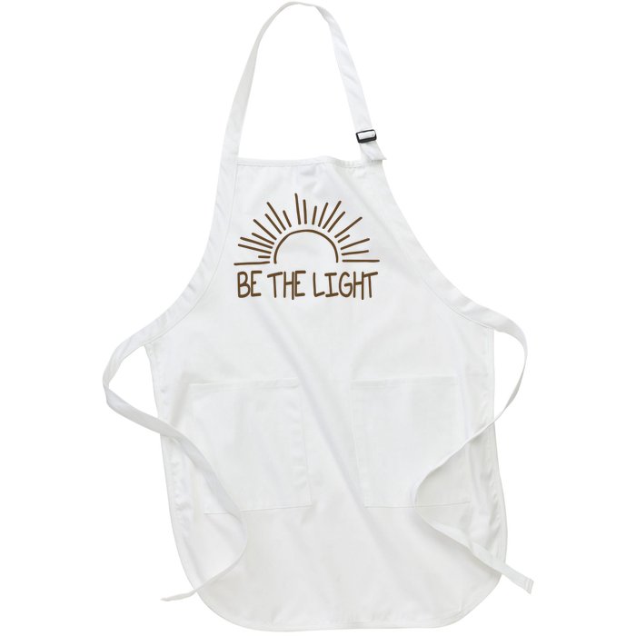 Be The Light Positive Full-Length Apron With Pockets