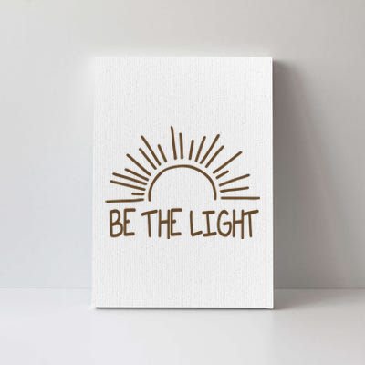 Be The Light Positive Canvas