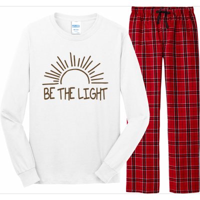 Be The Light Positive Long Sleeve Pajama Set