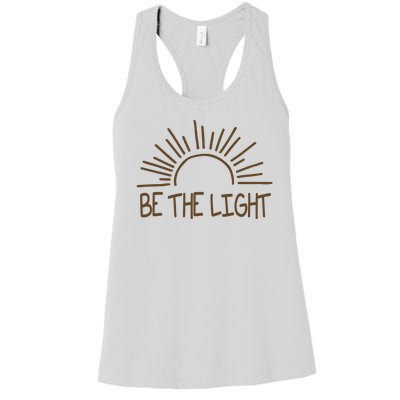 Be The Light Positive Women's Racerback Tank