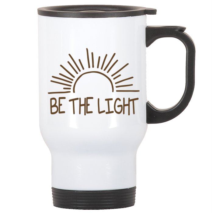 Be The Light Positive Stainless Steel Travel Mug