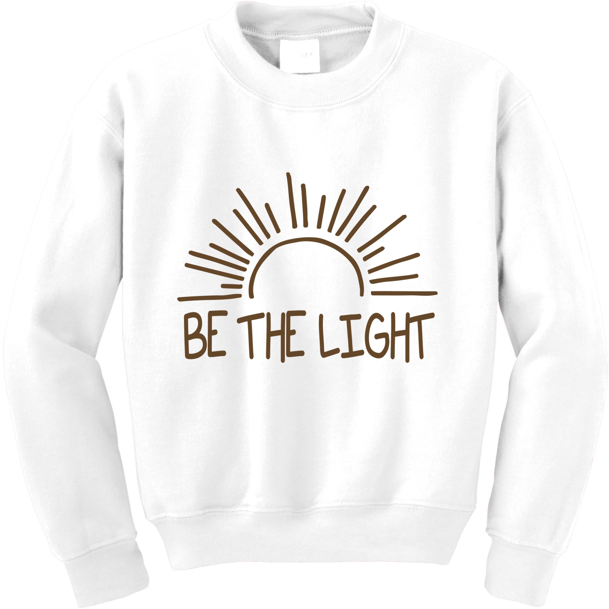 Be The Light Positive Kids Sweatshirt