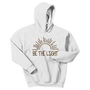 Be The Light Positive Kids Hoodie