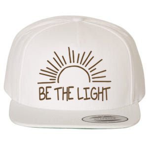 Be The Light Positive Wool Snapback Cap