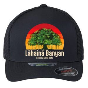 Banyan Tree Lahaina Maui Hawaii Flexfit Unipanel Trucker Cap