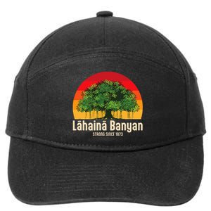 Banyan Tree Lahaina Maui Hawaii 7-Panel Snapback Hat