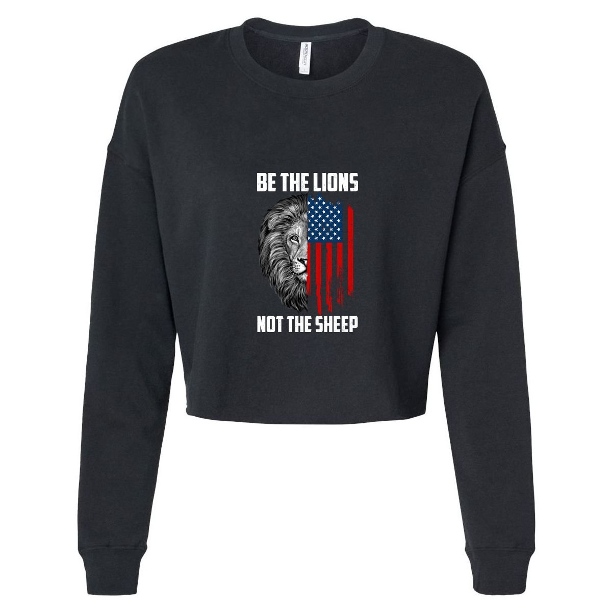 Be The Lions Not The Sheep USA American Flag Cool Comfort Performance Bucket Hat