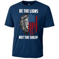 Be The Lions Not The Sheep USA American Flag Performance Shirt