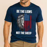 Be The Lions Not The Sheep USA American Flag Performance Shirt