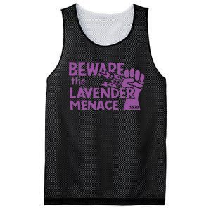 Beware The Lavender Menace 1970 Pride Lesbian Lavender Menace LGBT LGBTQ Mesh Reversible Basketball Jersey Tank