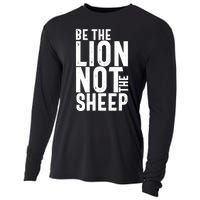 Be The Lion Not The Shep Motivational Cooling Performance Long Sleeve Crew