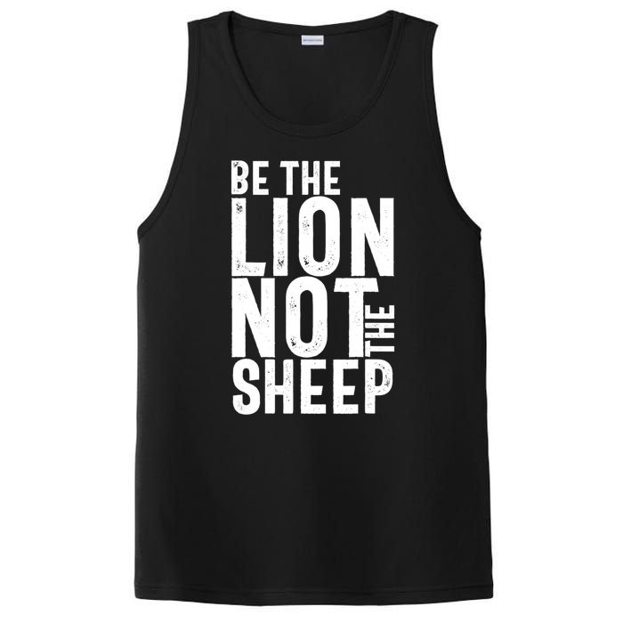 Be The Lion Not The Shep Motivational PosiCharge Competitor Tank