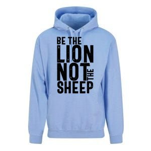 Be The Lion Not The Shep Motivational Unisex Surf Hoodie