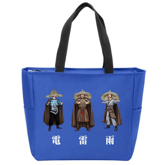 Big Trouble Little China A Storm Is Brewing Zip Tote Bag