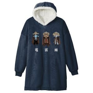 Big Trouble Little China A Storm Is Brewing Hooded Wearable Blanket