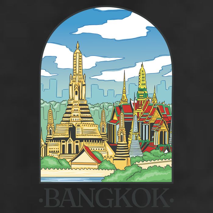 Bangkok Thailand Landscape Hat