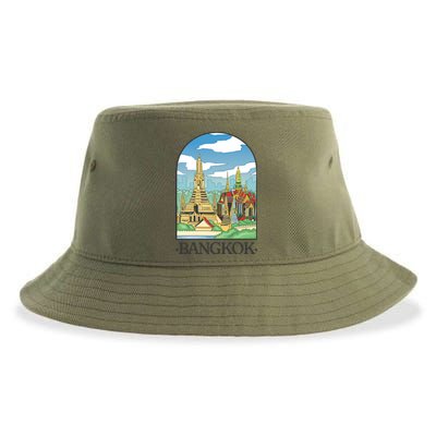 Bangkok Thailand Landscape Sustainable Bucket Hat