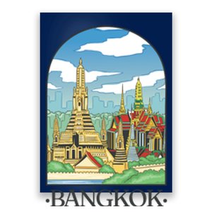 Bangkok Thailand Landscape Poster